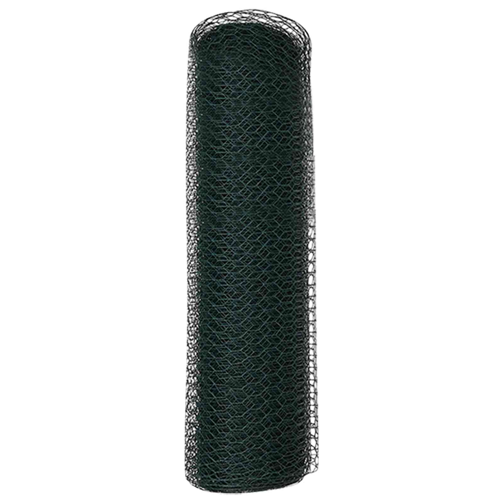 Heksagonalna ograda Zelena 0,8 x 10 m PVC