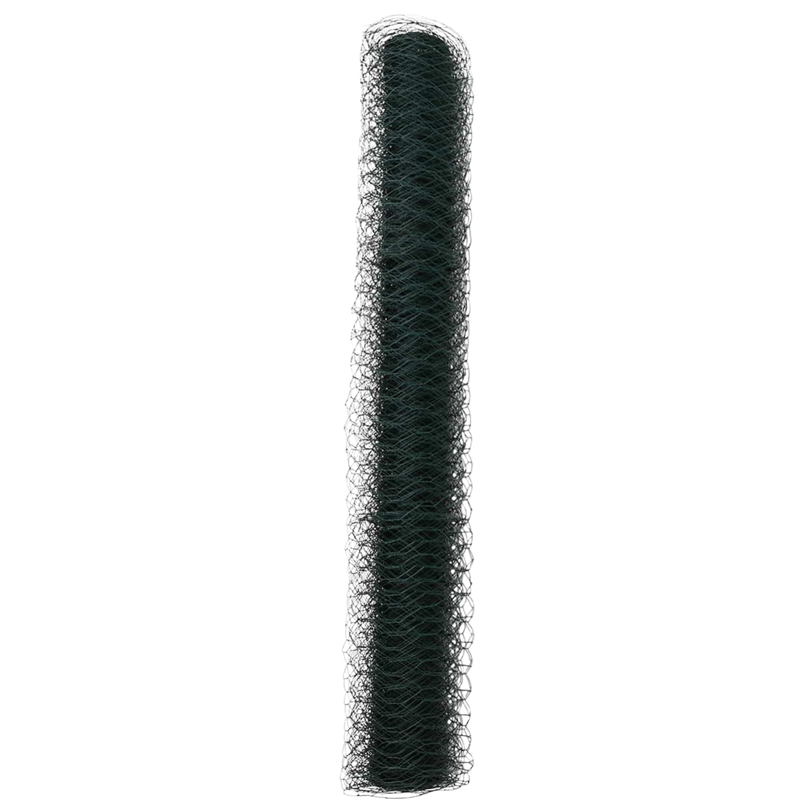 Heksagonalna ograda Zelena 1,2 x 10 m PVC