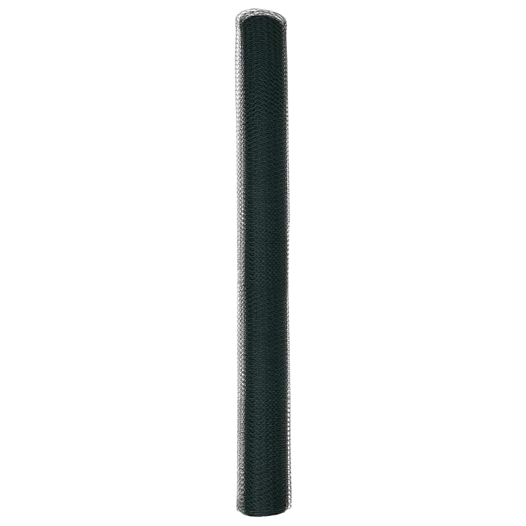 Heksagonalna ograda Zelena 1,6 x 10 m PVC