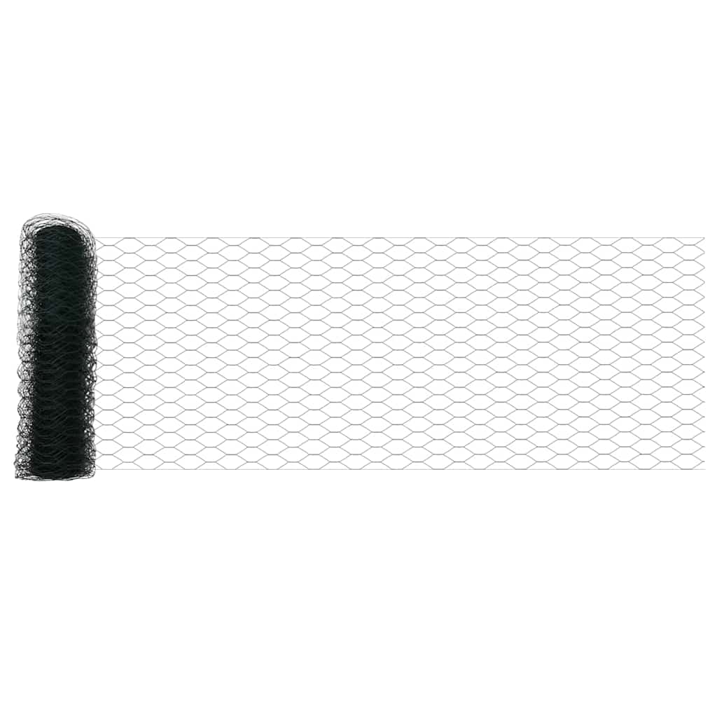 Heksagonalna ograda Zelena 0,8 x 25 m PVC
