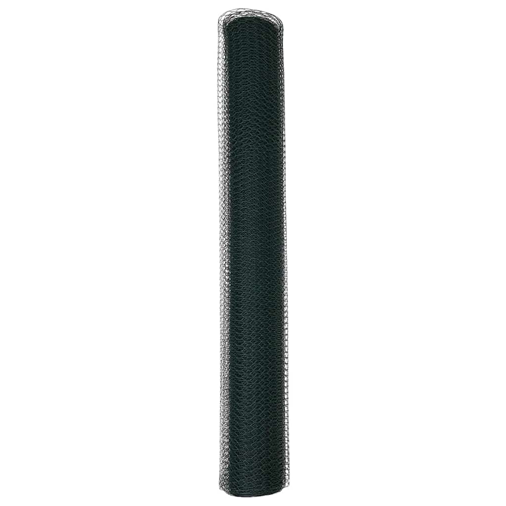 Heksagonalna ograda Zelena 1,4 x 25 m PVC