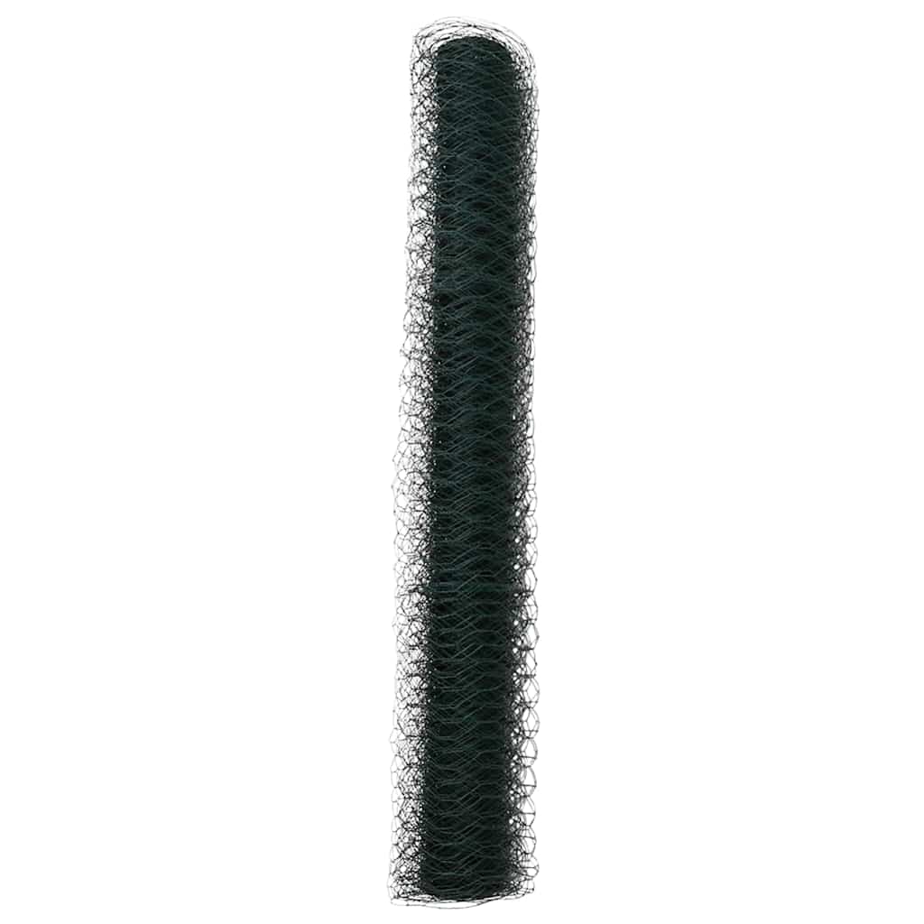 Heksagonalna ograda Zelena 1,4 x 25 m PVC