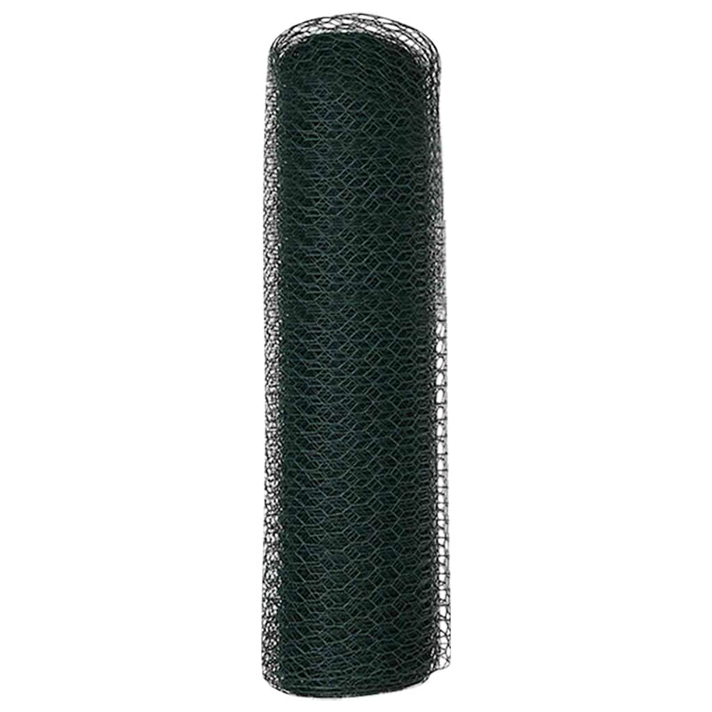 Heksagonalna ograda Zelena 0,4 x 100 m PVC