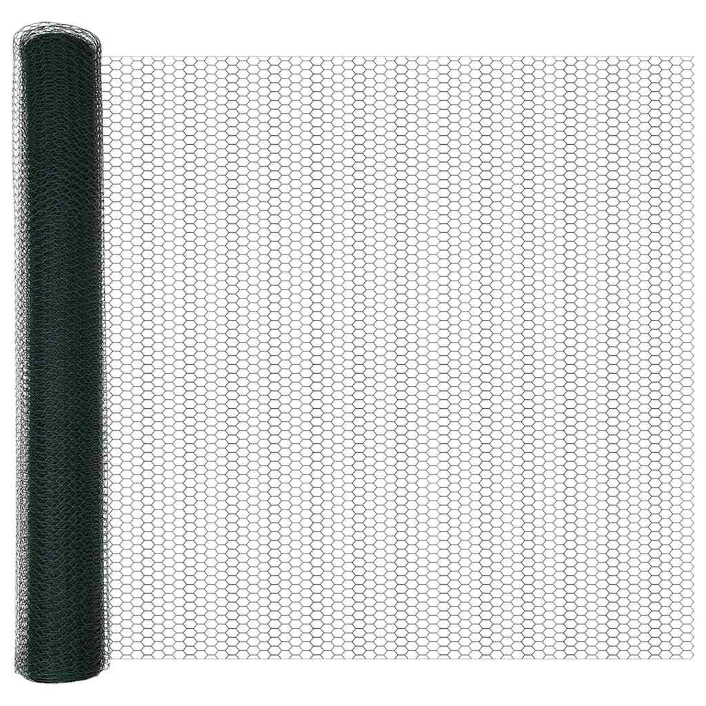 Heksagonalna ograda Zelena 1 x 100 m PVC