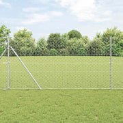 Heksagonalna ograda Srebrno 1.4 x 25 m Pocinčani čelik