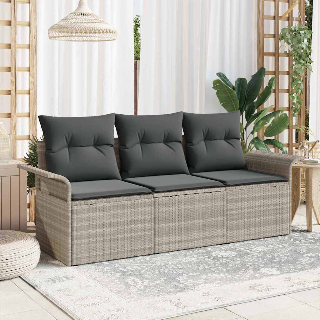 Set sofe s jastukom 3 pcs Siva poliratan