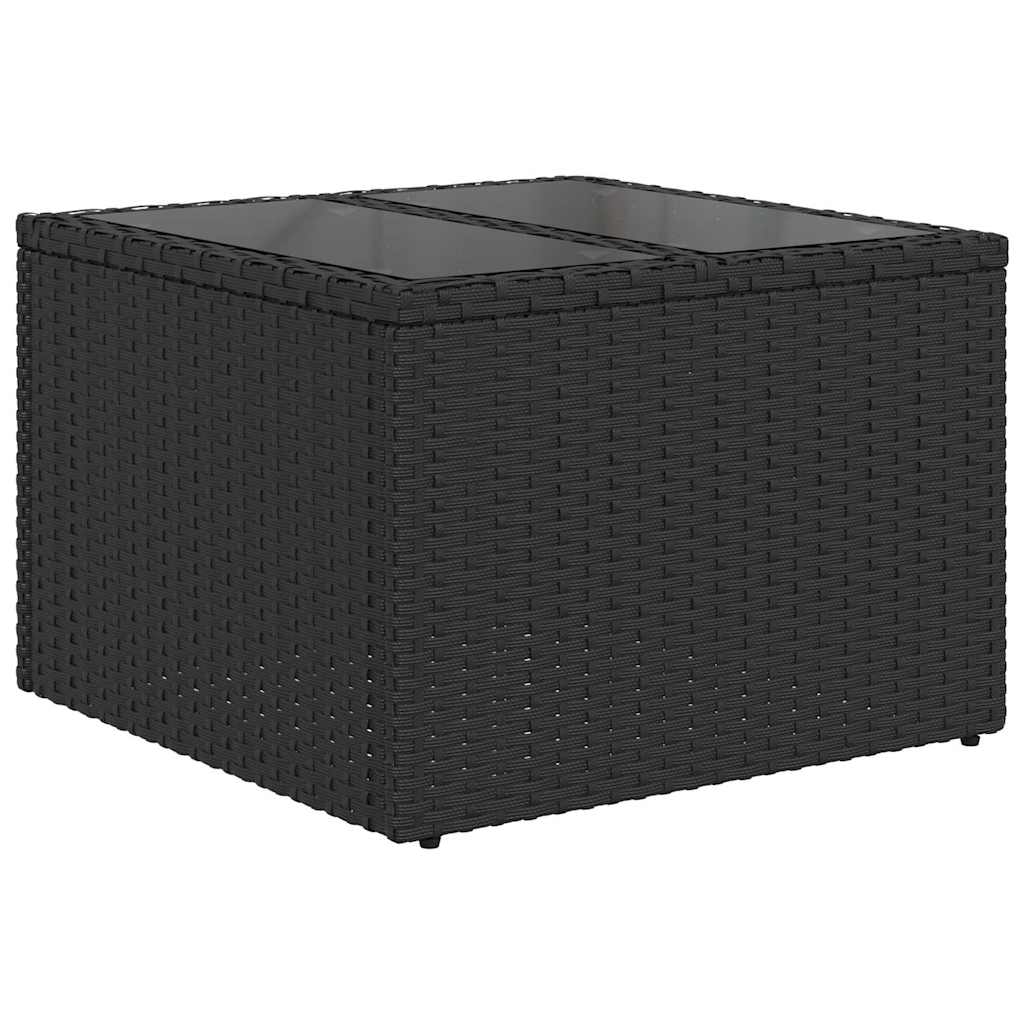 Set sofe s jastukom 5 pcs Crna poliratan