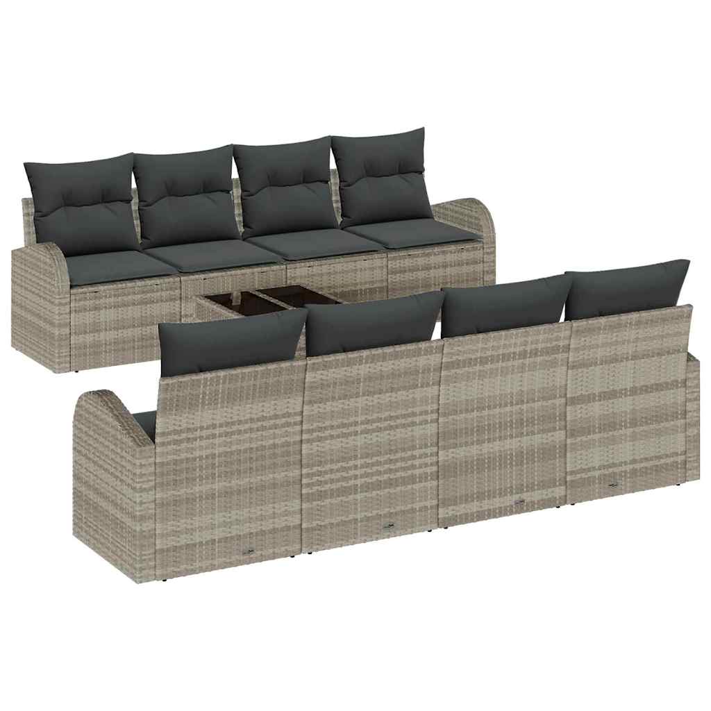 Sjedeća garnitura za vrt Svijetlo siva 55 x 55 x 37 cm