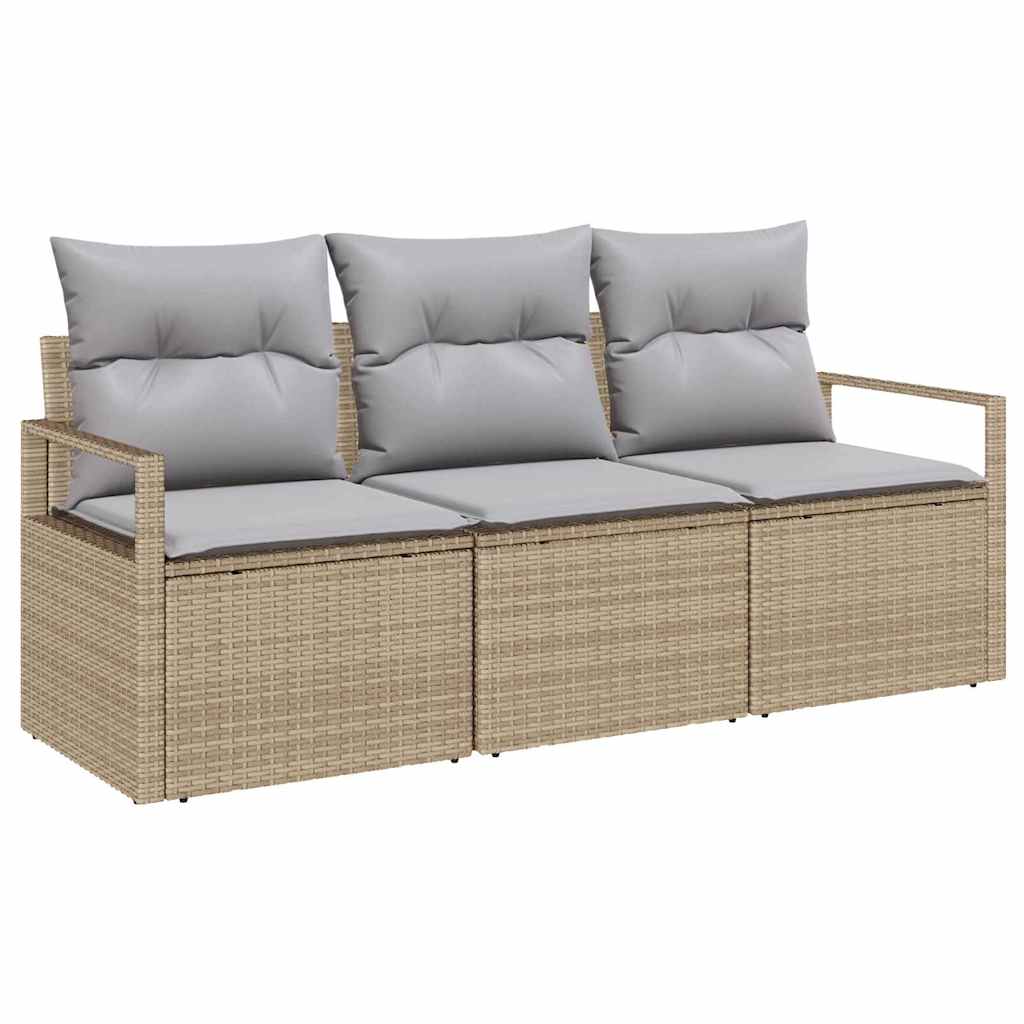 Set sofe 3 pcs Bež poliratan