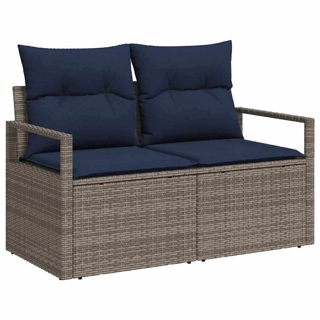 Set sofe 5 pcs Siva i plava poliratan