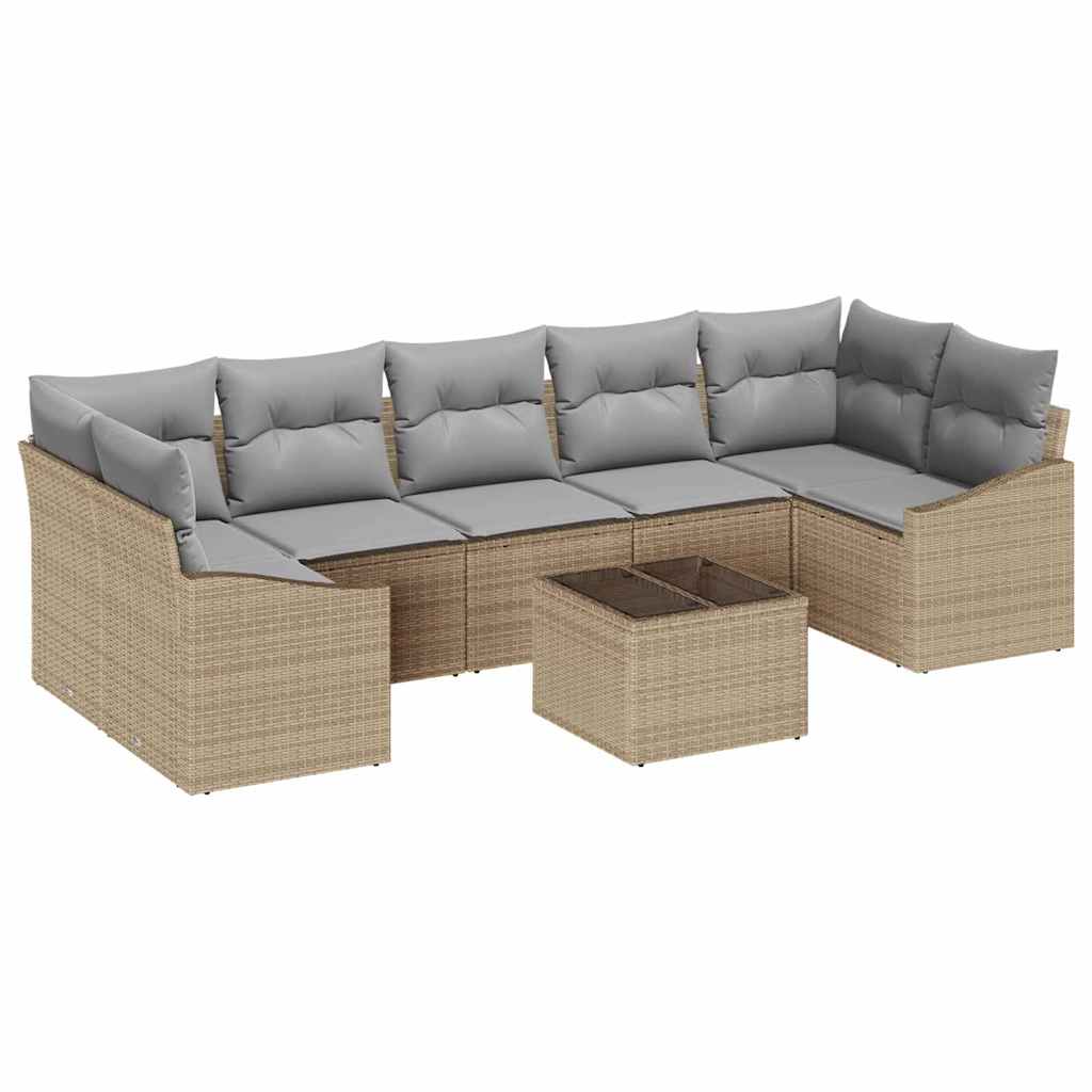 Set sofe Bež i svijetlo siva 55 x 55 x 37 cm poliratan