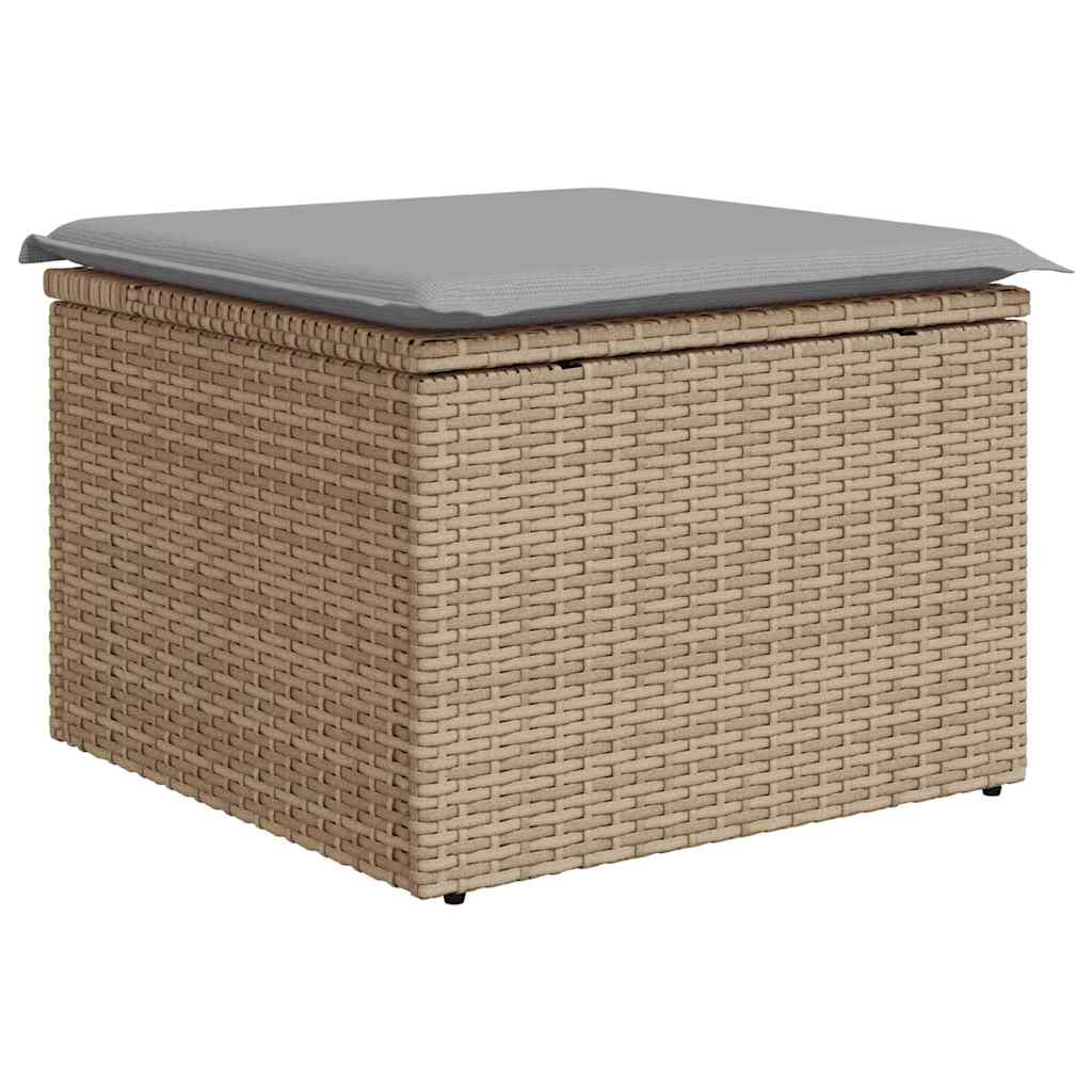 Sjedeća garnitura za vrt s jastukom 8 pcs poliratan