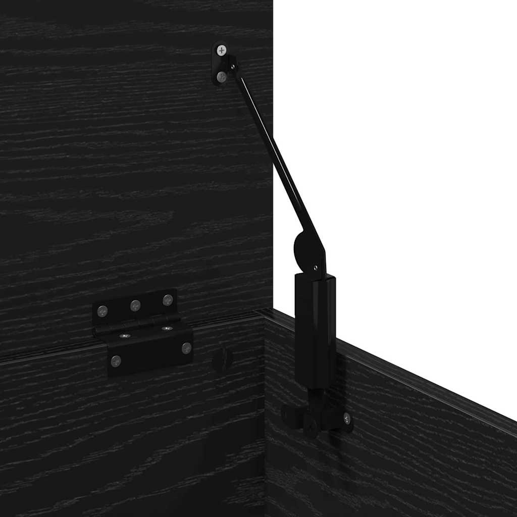 Kutija za spremanje s pohranom Crni hrast 90 x 35 x 35 cm
