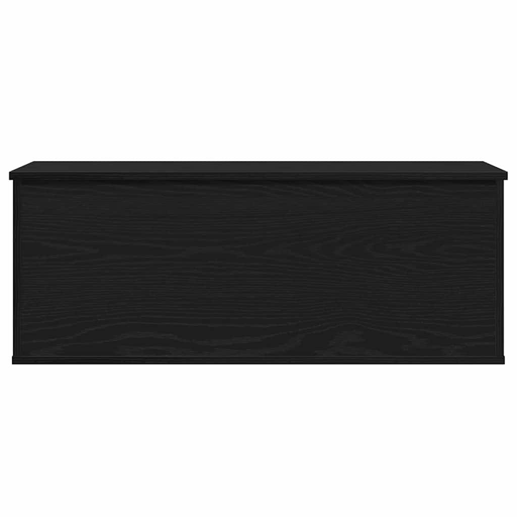 Kutija za spremanje s pohranom Crni hrast 90 x 35 x 35 cm
