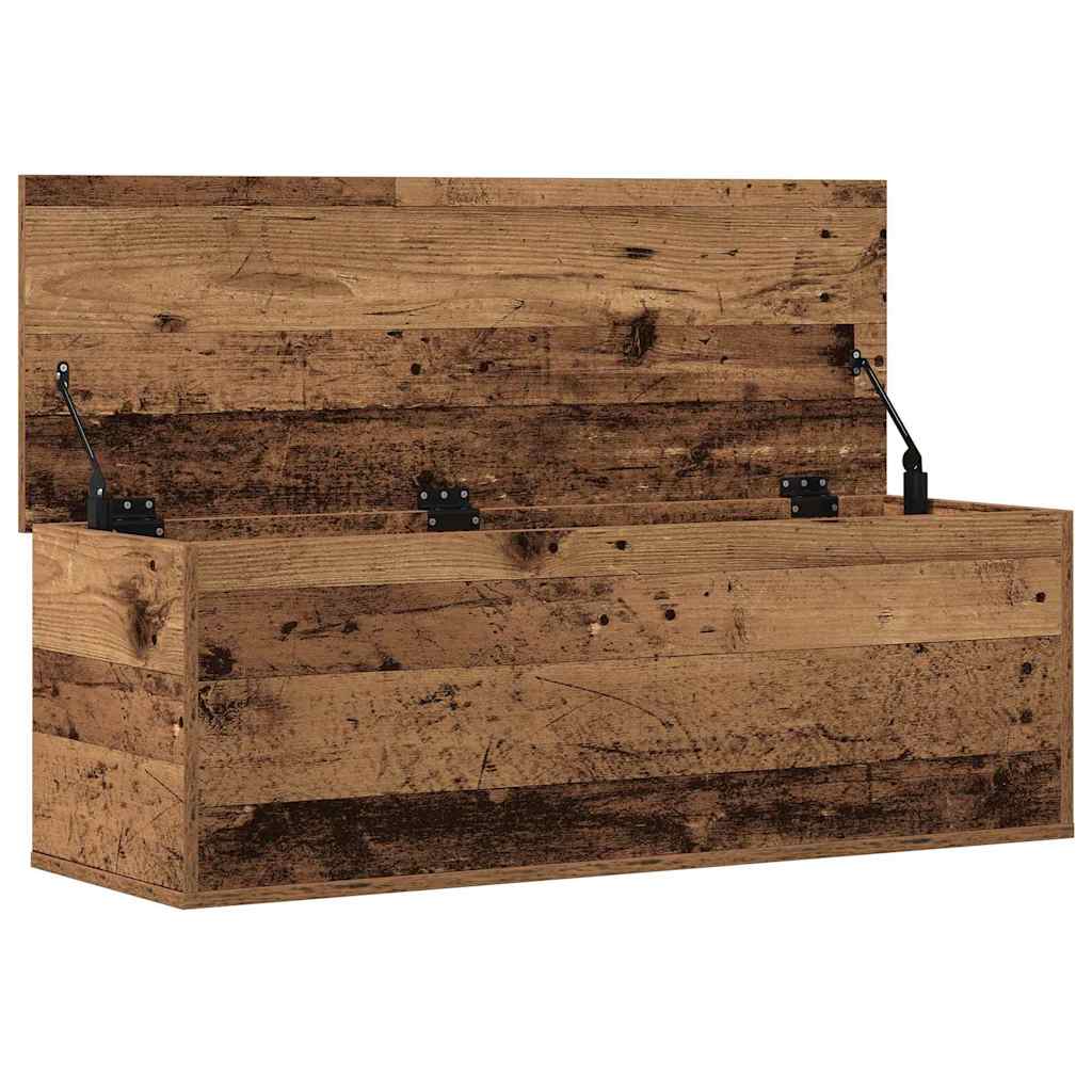 Kutija za spremanje s pohranom Staro drvo 102 x 35 x 35 cm