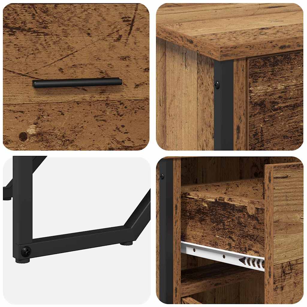 Kreveta s ladicama Staro drvo 97 x 32,5 x 74,5 cm