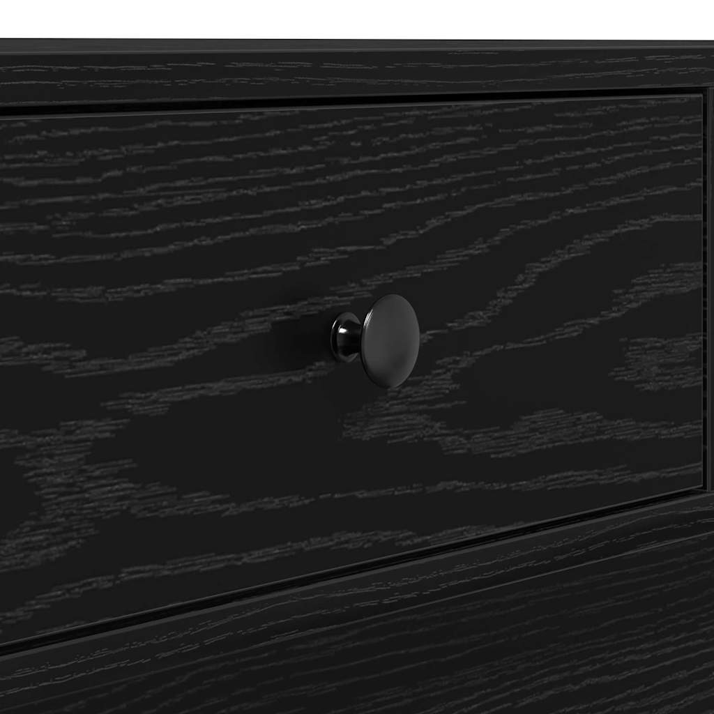 Kava Stol Crni hrast 90 x 90 x 28 cm Konstruirano drvo