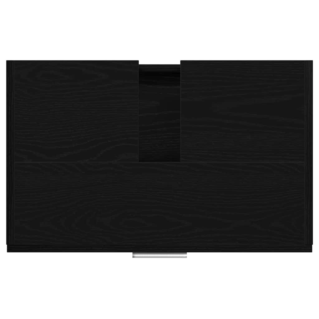Kupaonski ormar Crni hrast 59 x 37 x 59 cm Konstruirano drvo