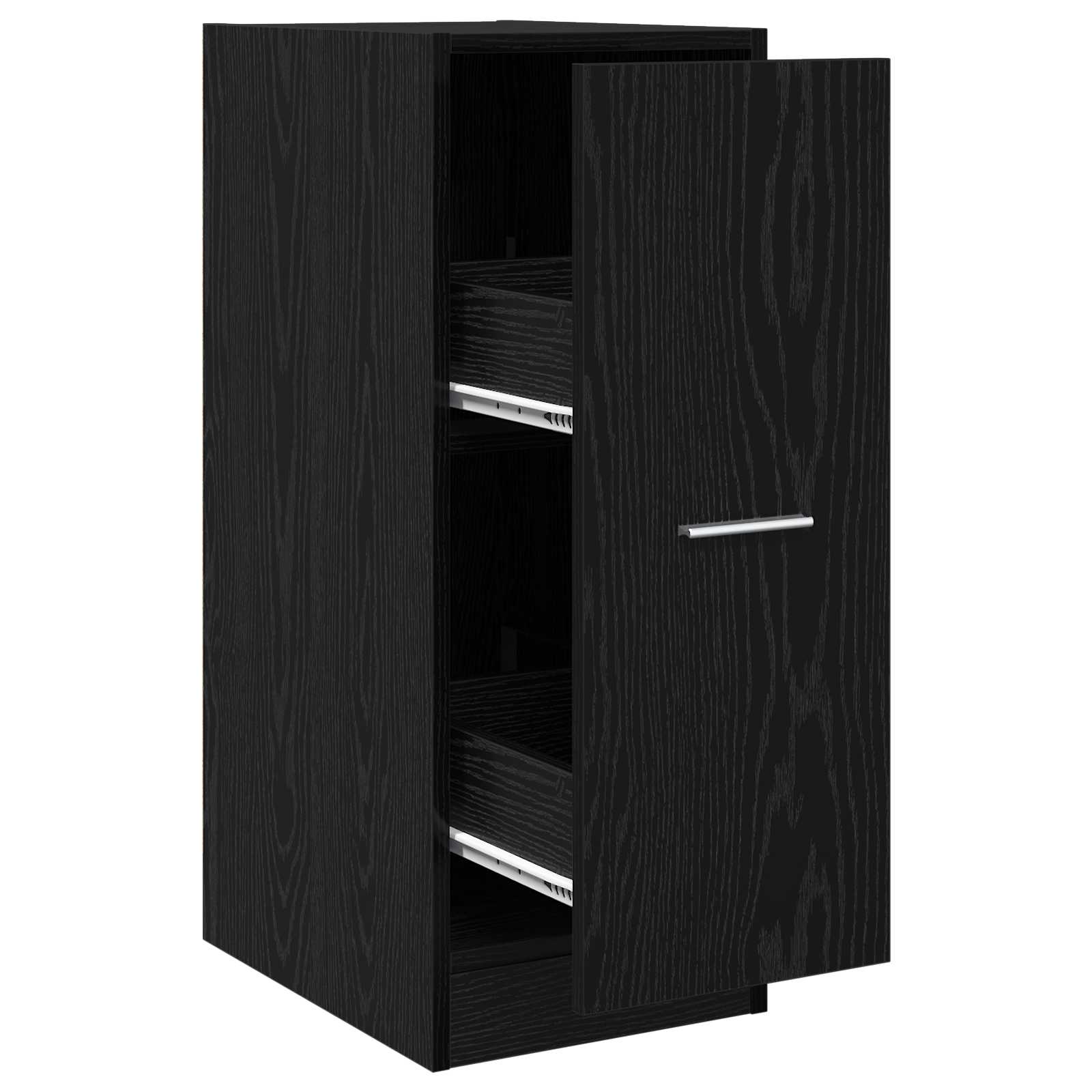 Apoteka za pohranu Crni hrast 30 x 41 x 77.5 cm