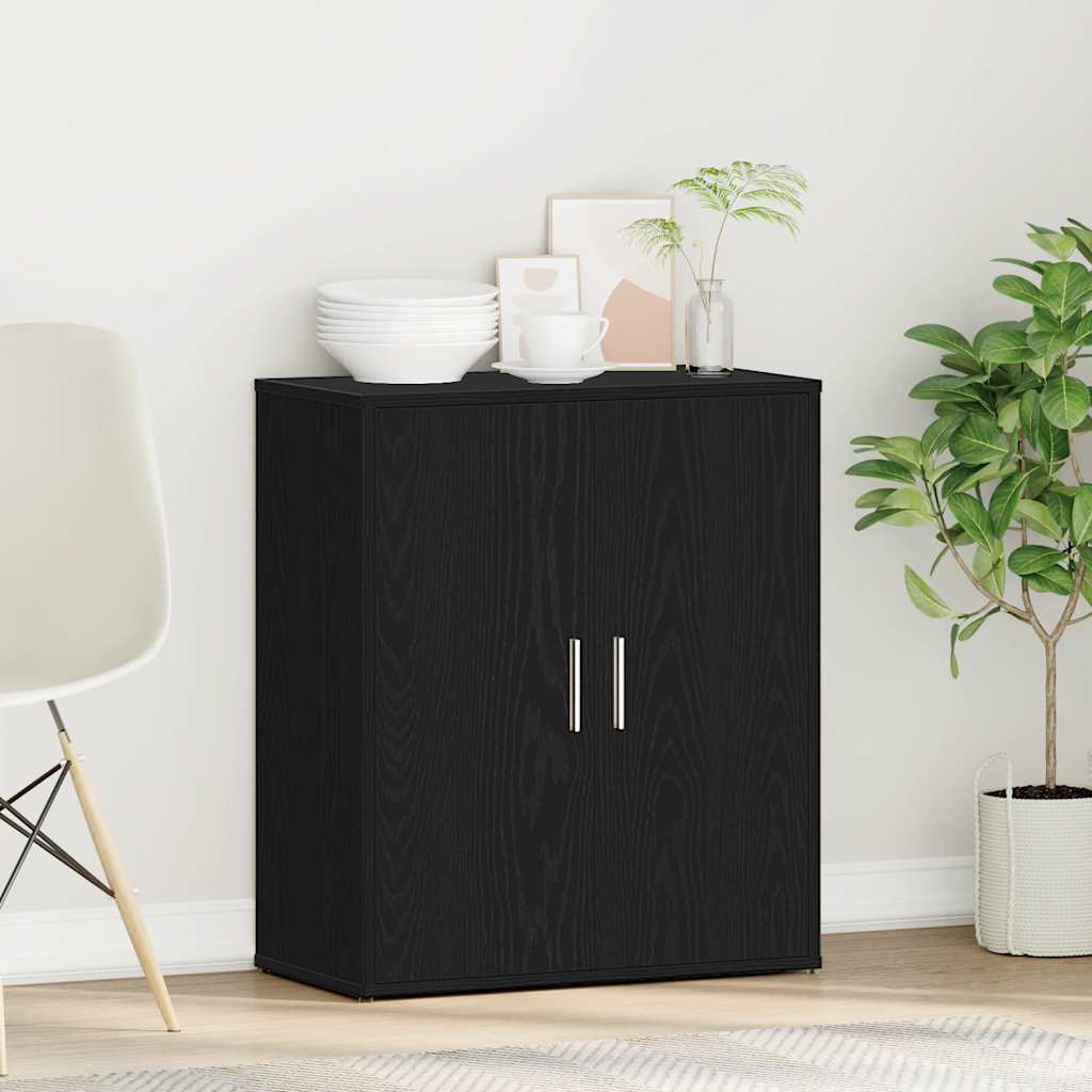 Komoda crni hrast 60x31x70 cm Inženirsko drvo