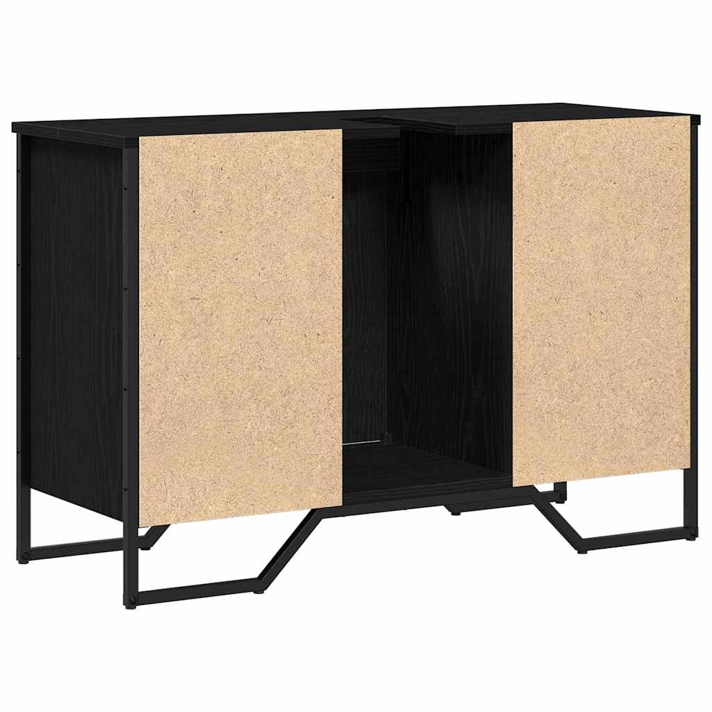 Kupaonski ormarić za sudoper Crni hrast 91 x 35 x 60 cm