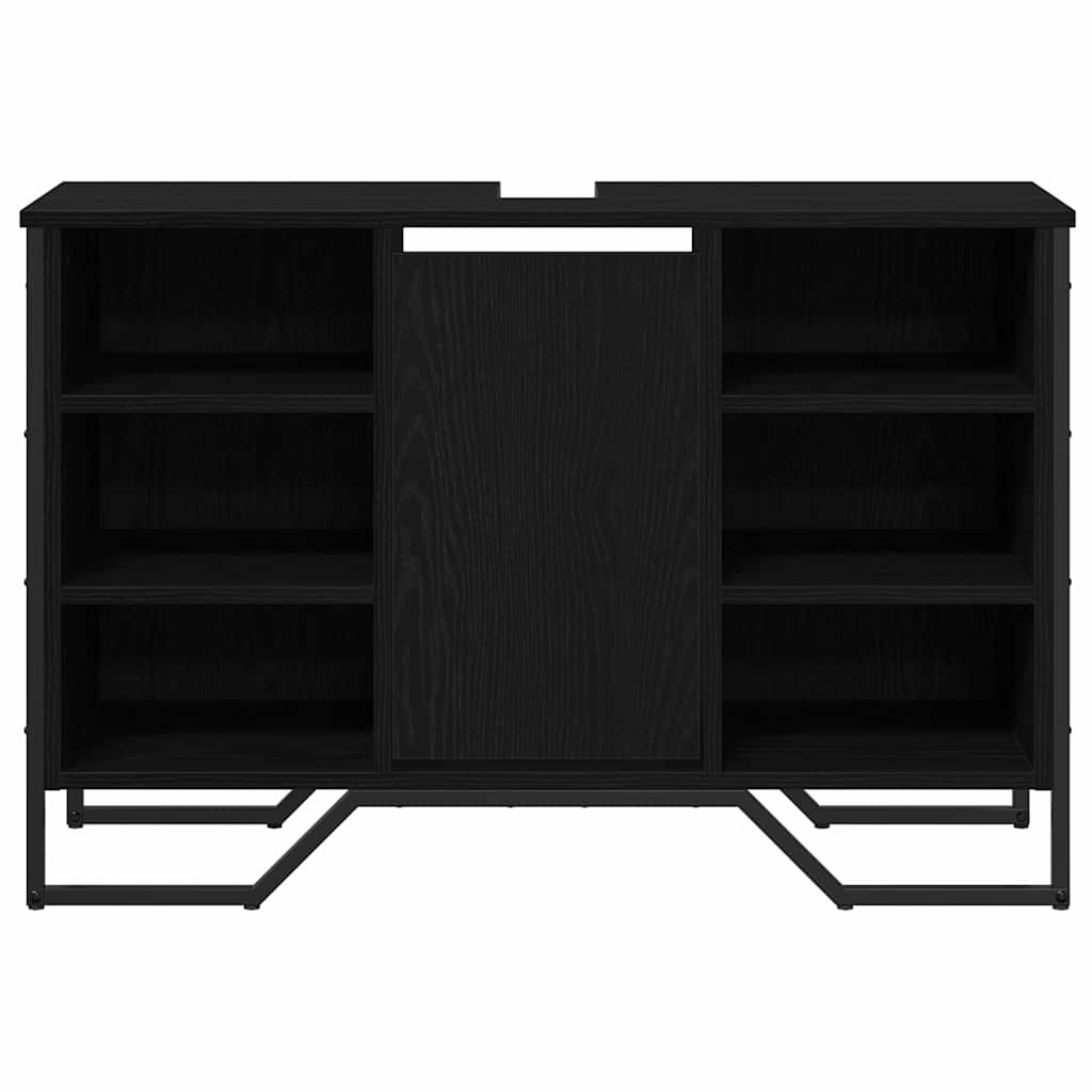 Kupaonski ormarić za sudoper Crni hrast 91 x 35 x 60 cm