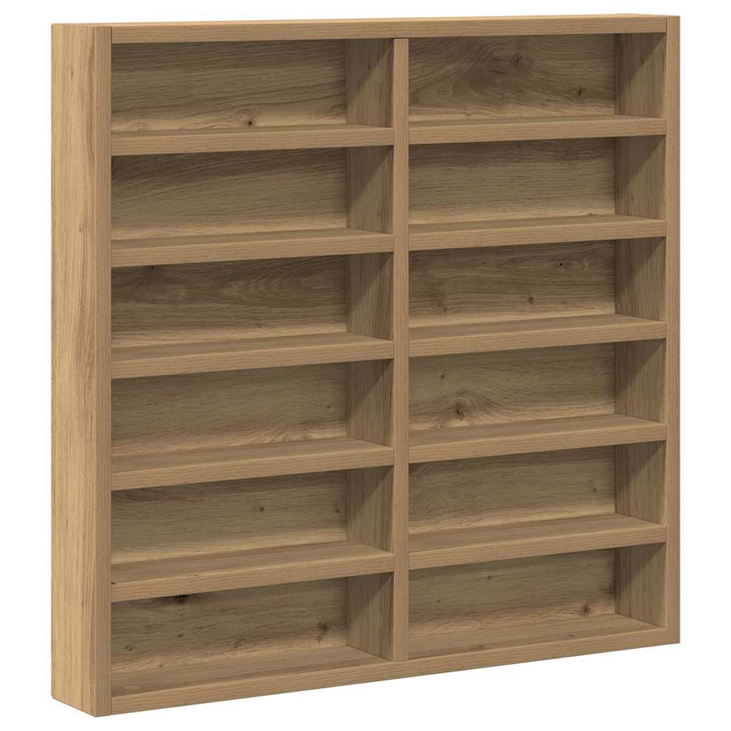 Ormar za izlaganje s policom Umjetnički hrast 60 x 8,5 x 58 cm