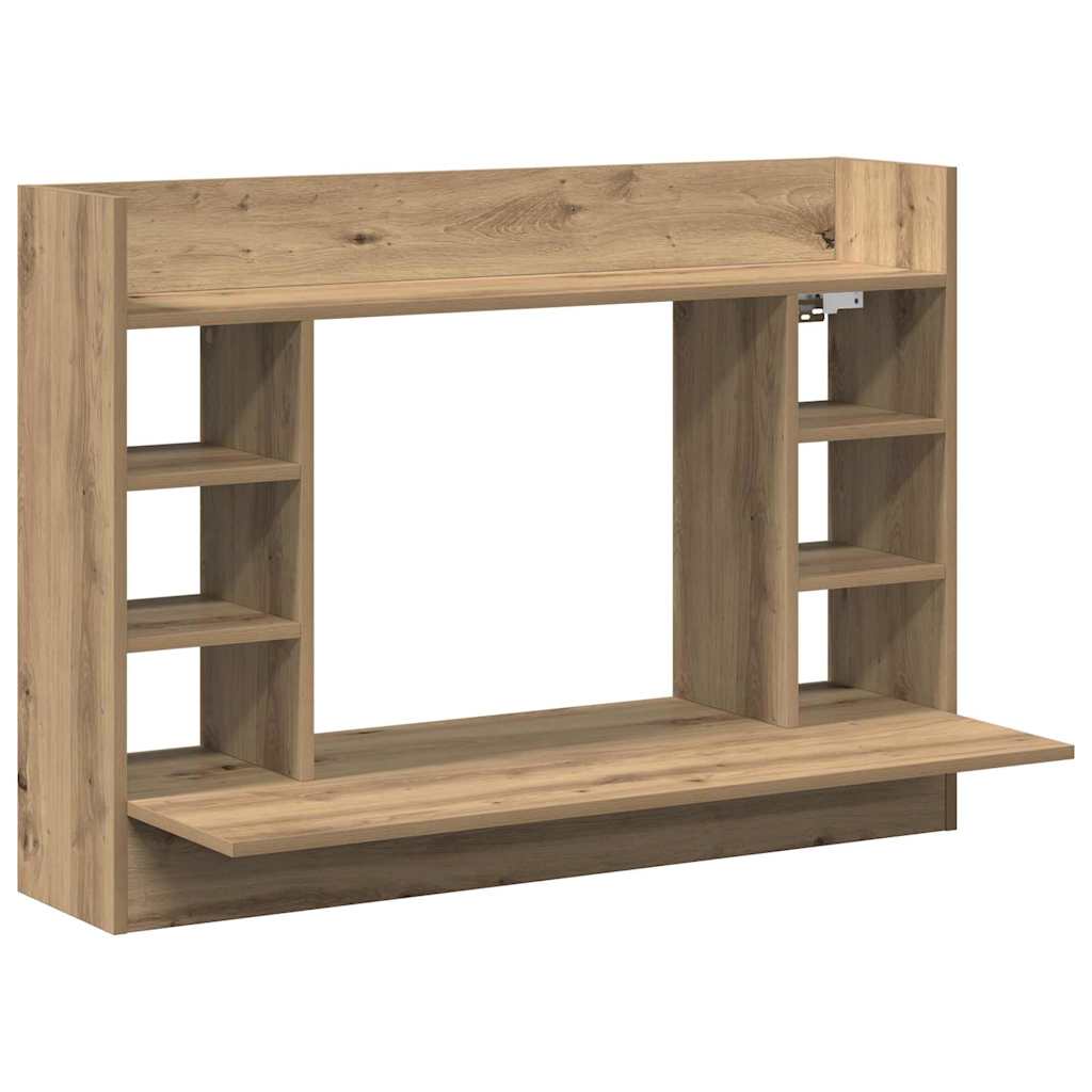 Stol za zid hrast artisan 105 x 48 x 75 cm Konstruirano drvo