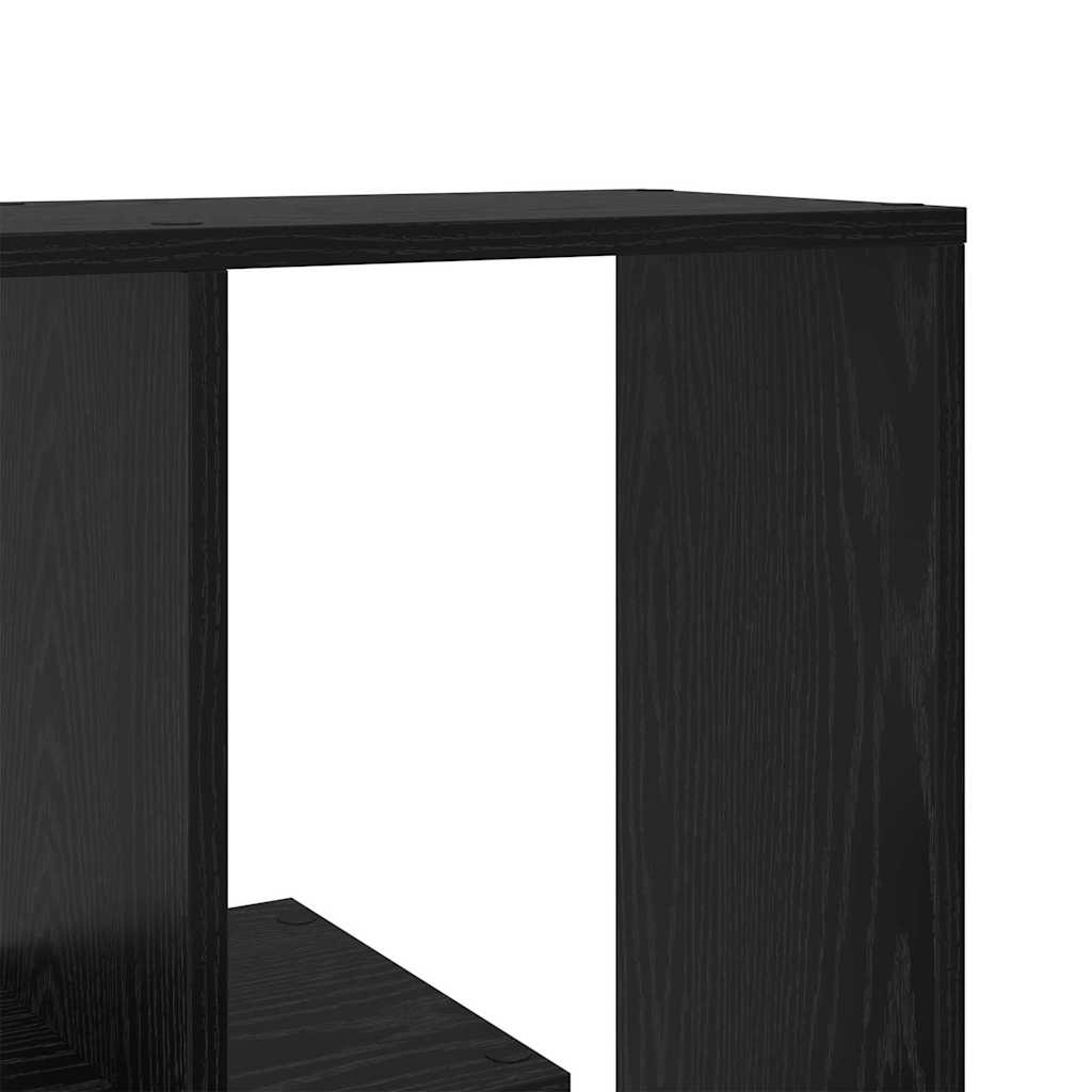 Ormarić za knjige Crni hrast 67 x 25 x 162 cm Konstruirano drvo