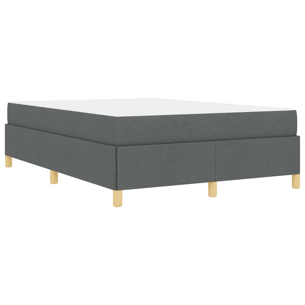 Krevetna konstrukcija Tamno siva 140 x 190 cm tkanina