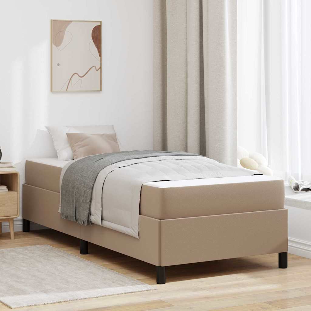 Krevetna konstrukcija Boja cappuccina 80 x 200 cm tkanina