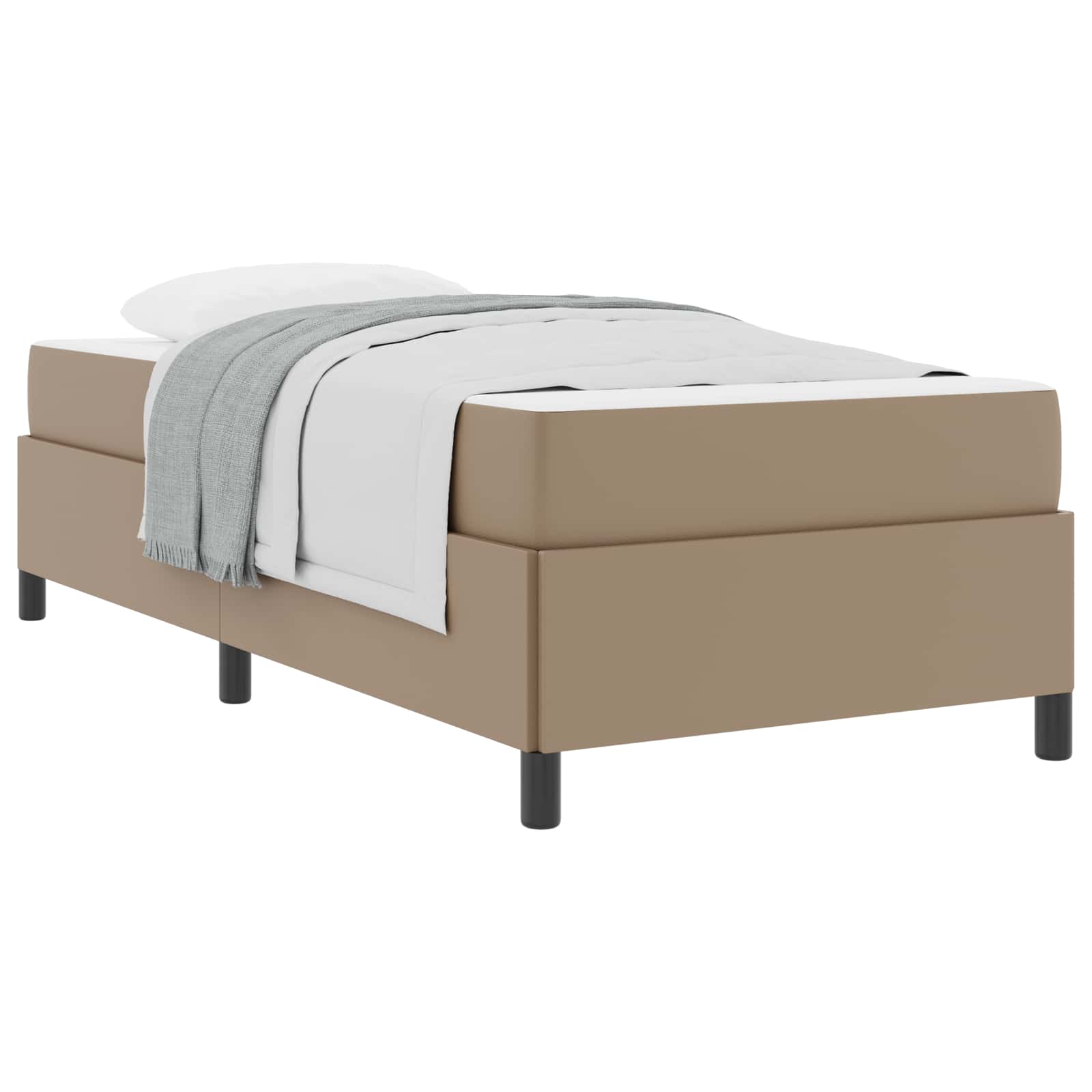 Krevetna konstrukcija Boja cappuccina 90 x 190 cm tkanina