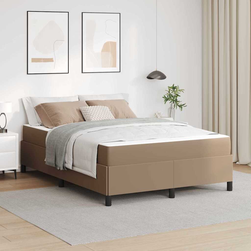 Krevetna konstrukcija Boja cappuccina 140 x 190 cm tkanina