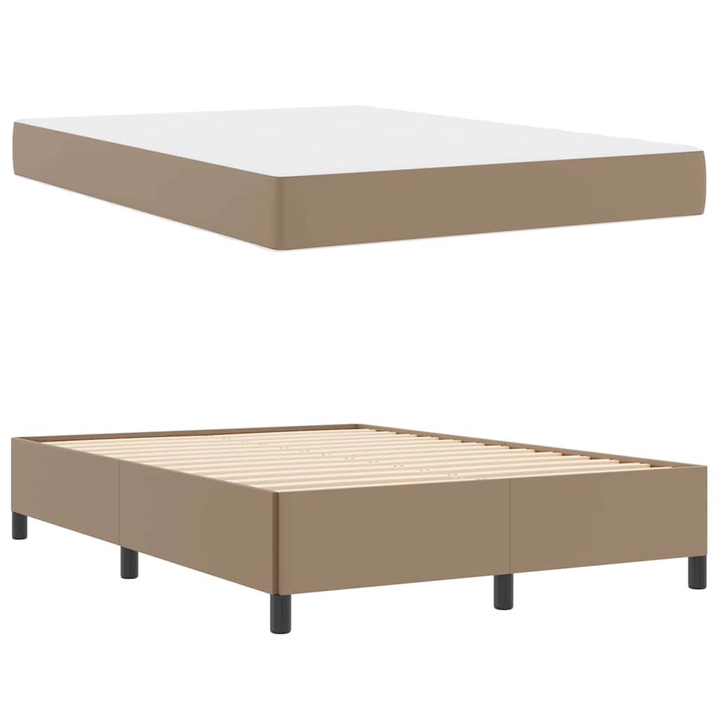 Krevetna konstrukcija Boja cappuccina 140 x 190 cm tkanina