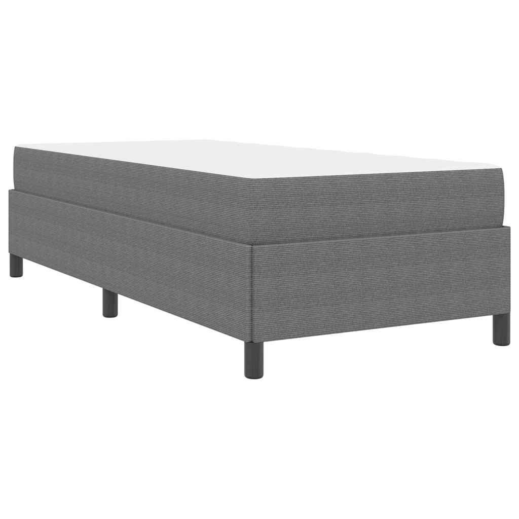 Krevetna konstrukcija Svijetlo siva 80 x 200 cm tkanina