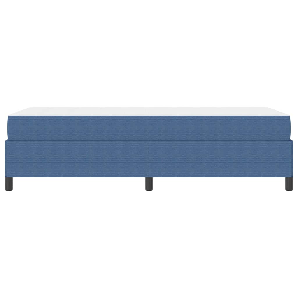 Krevetna konstrukcija s madracem Plava 100 x 200 cm tkanina