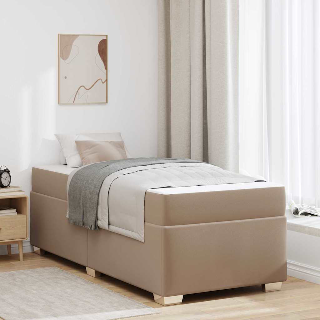 Krevetna konstrukcija Boja cappuccina 80 x 200 cm tkanina