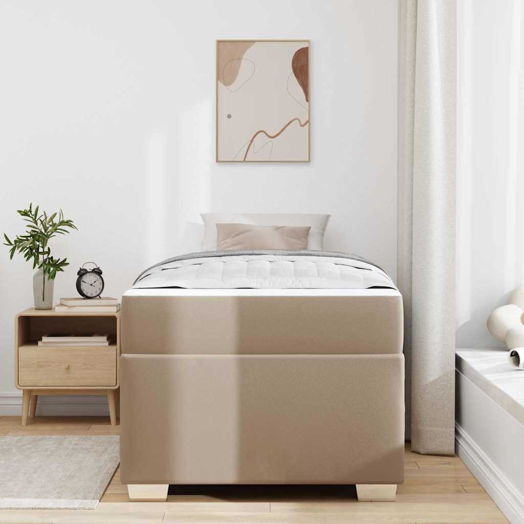 Krevetna konstrukcija Boja cappuccina 80 x 200 cm tkanina