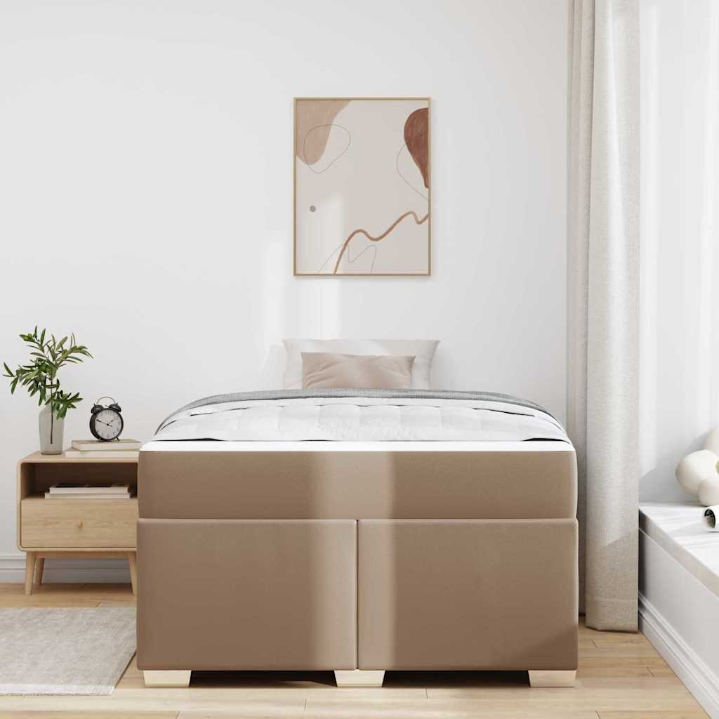 Krevetna konstrukcija Boja cappuccina 120 x 190 cm tkanina