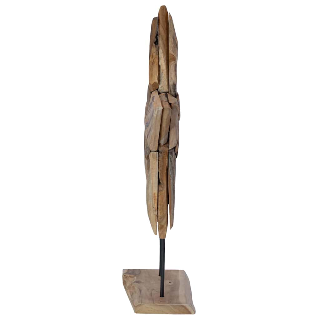 Božićna zvijezda Smeđa 59,5 x 18 x 74 cm Čvrsto teak drvo