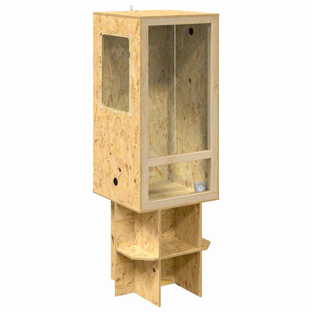 Terarij Smeđa 50 x 50 x 150 cm OSB