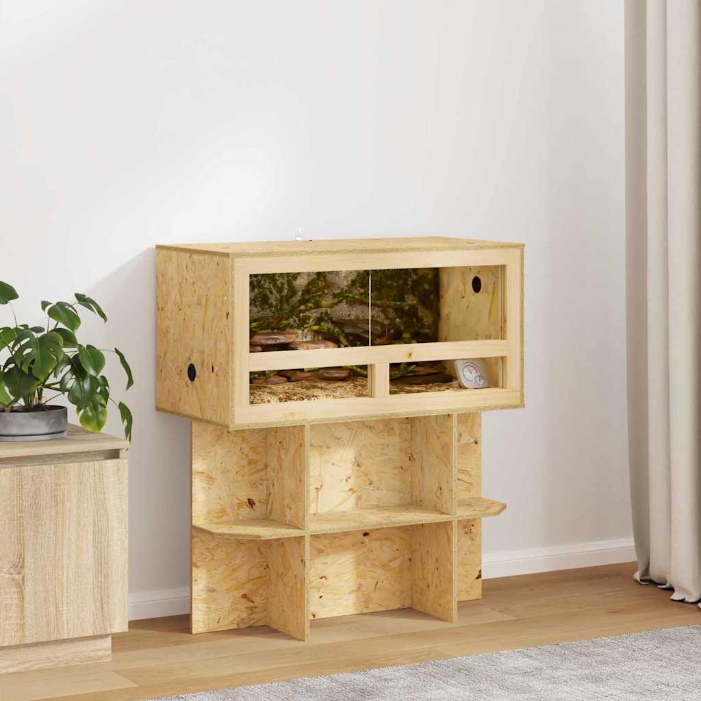 Terarij Smeđa 80 x 40 x 90 cm OSB