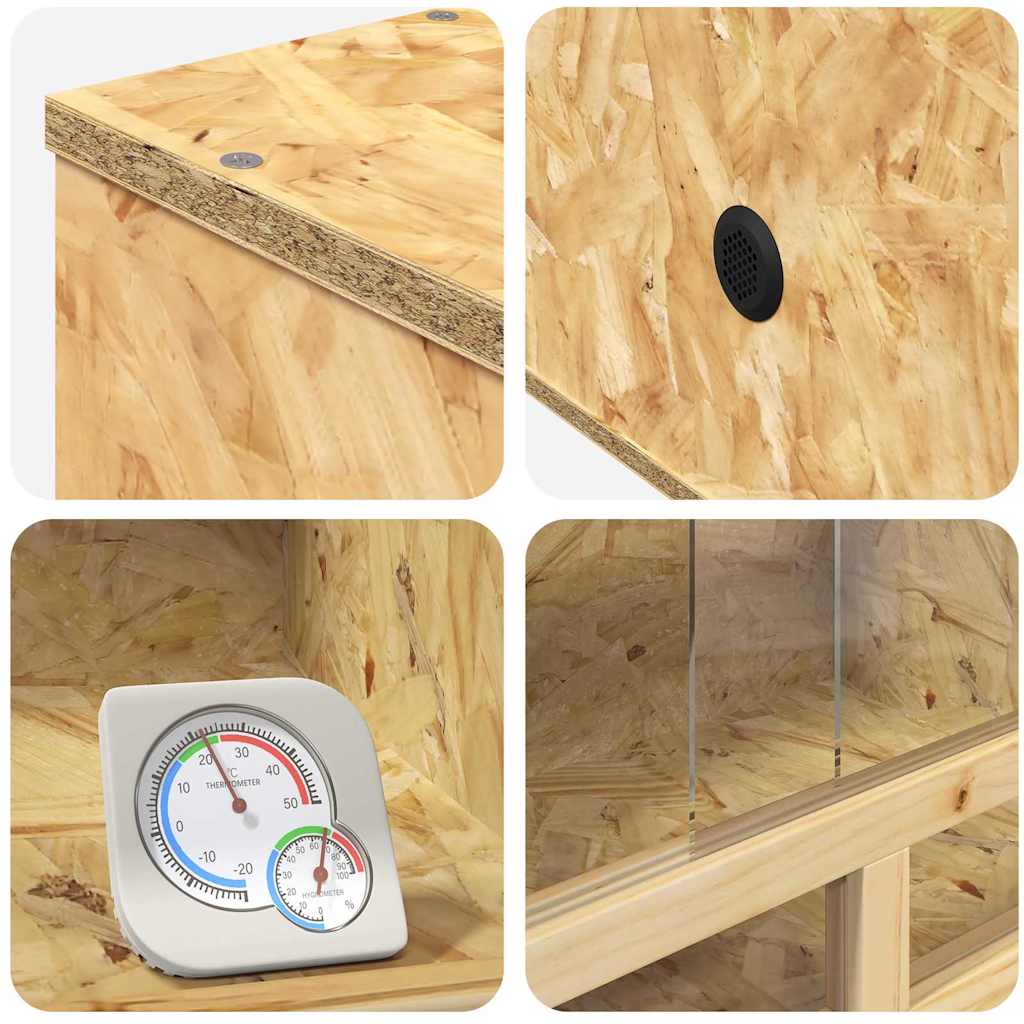 Terarij Smeđa 100 x 40 x 90 cm OSB