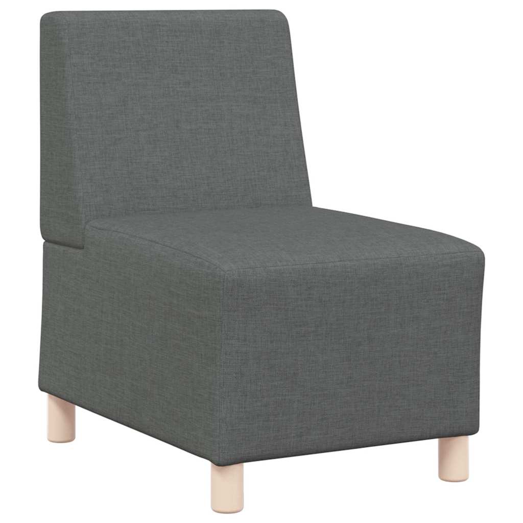 Modularna sofa bez naslona 2 pcs Tamno siva 55 x 74 x 82 cm