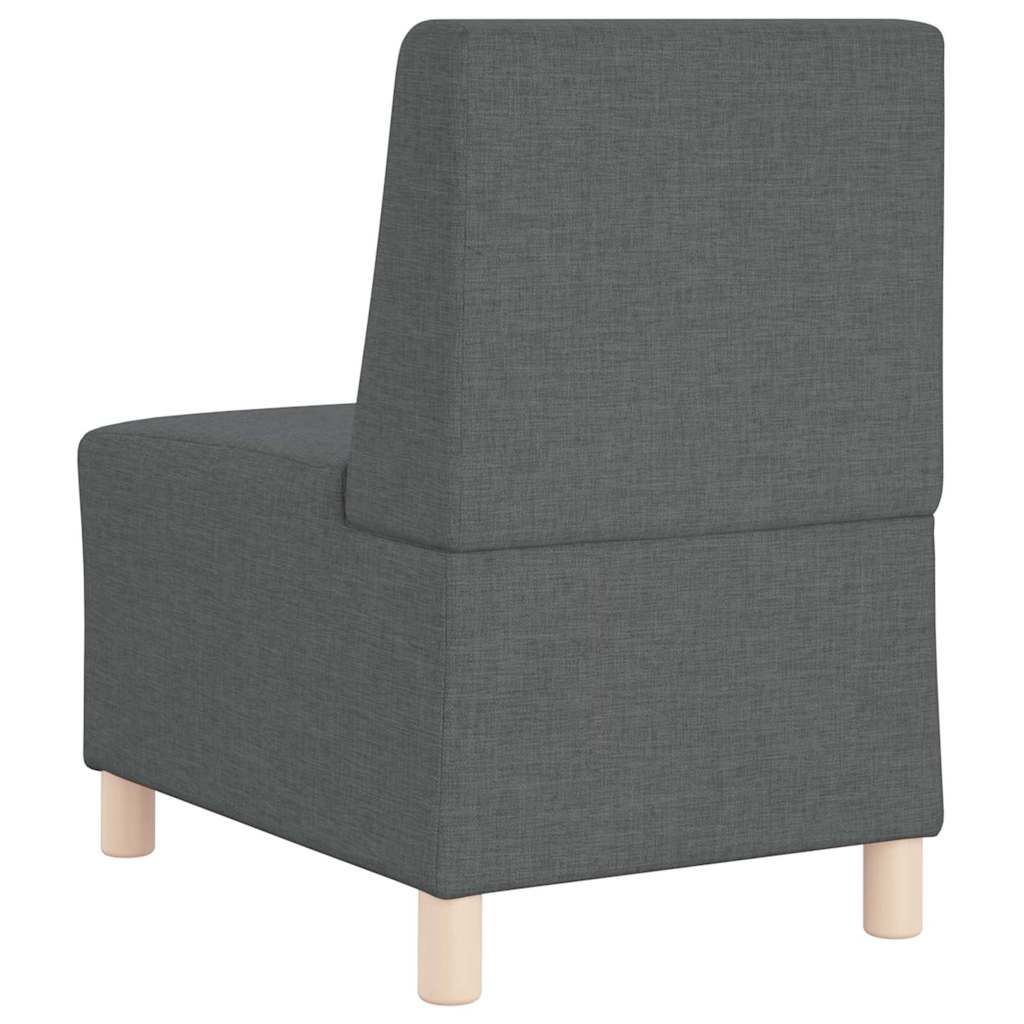 Modularna sofa bez naslona 2 pcs Tamno siva 55 x 74 x 82 cm