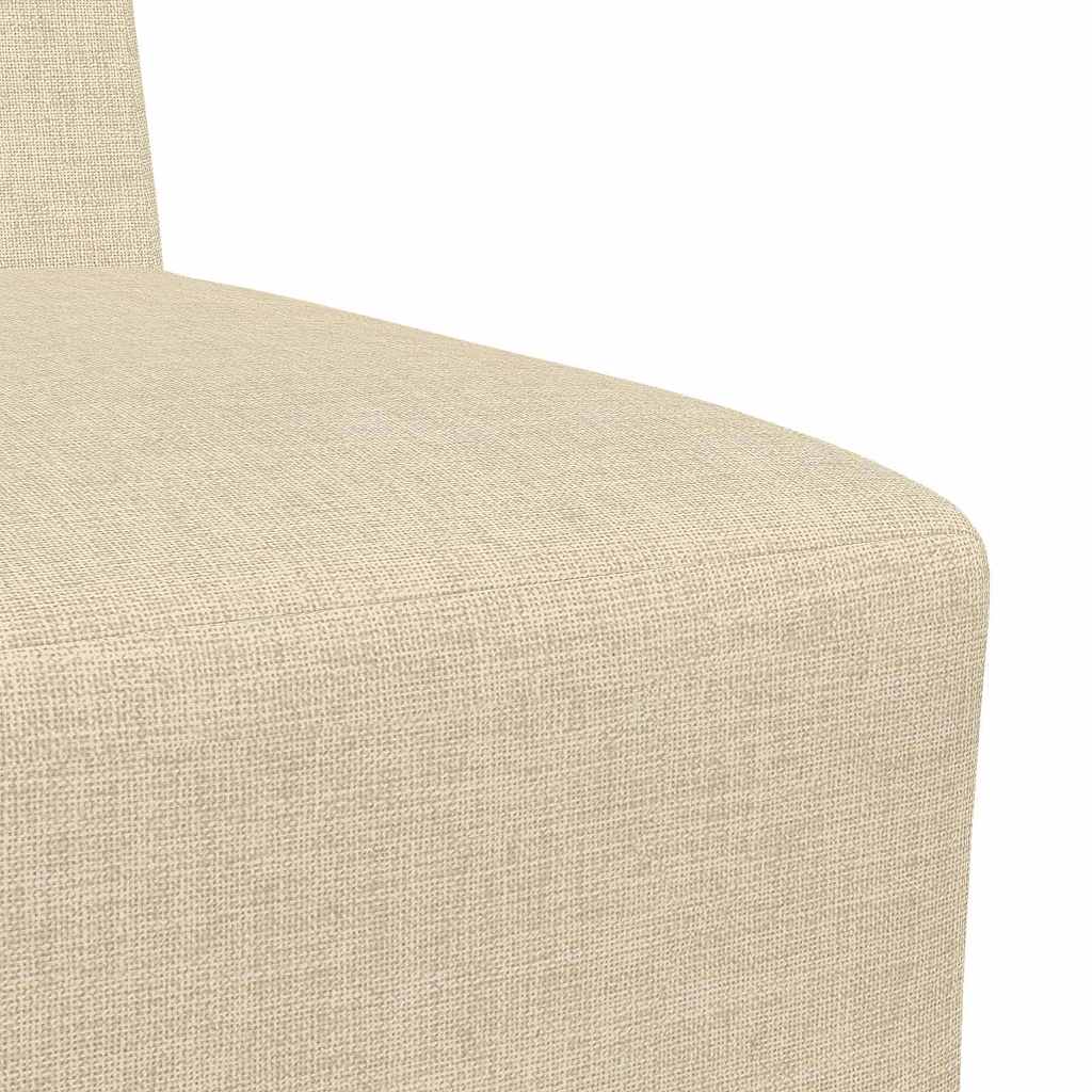 Modularna sofa bez naslona 2 pcs Krema 55 x 74 x 82 cm tkanina