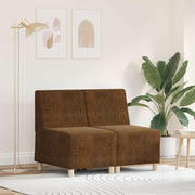 Modularna sofa bez naslona 2 pcs Smeđa 55 x 74 x 82 cm