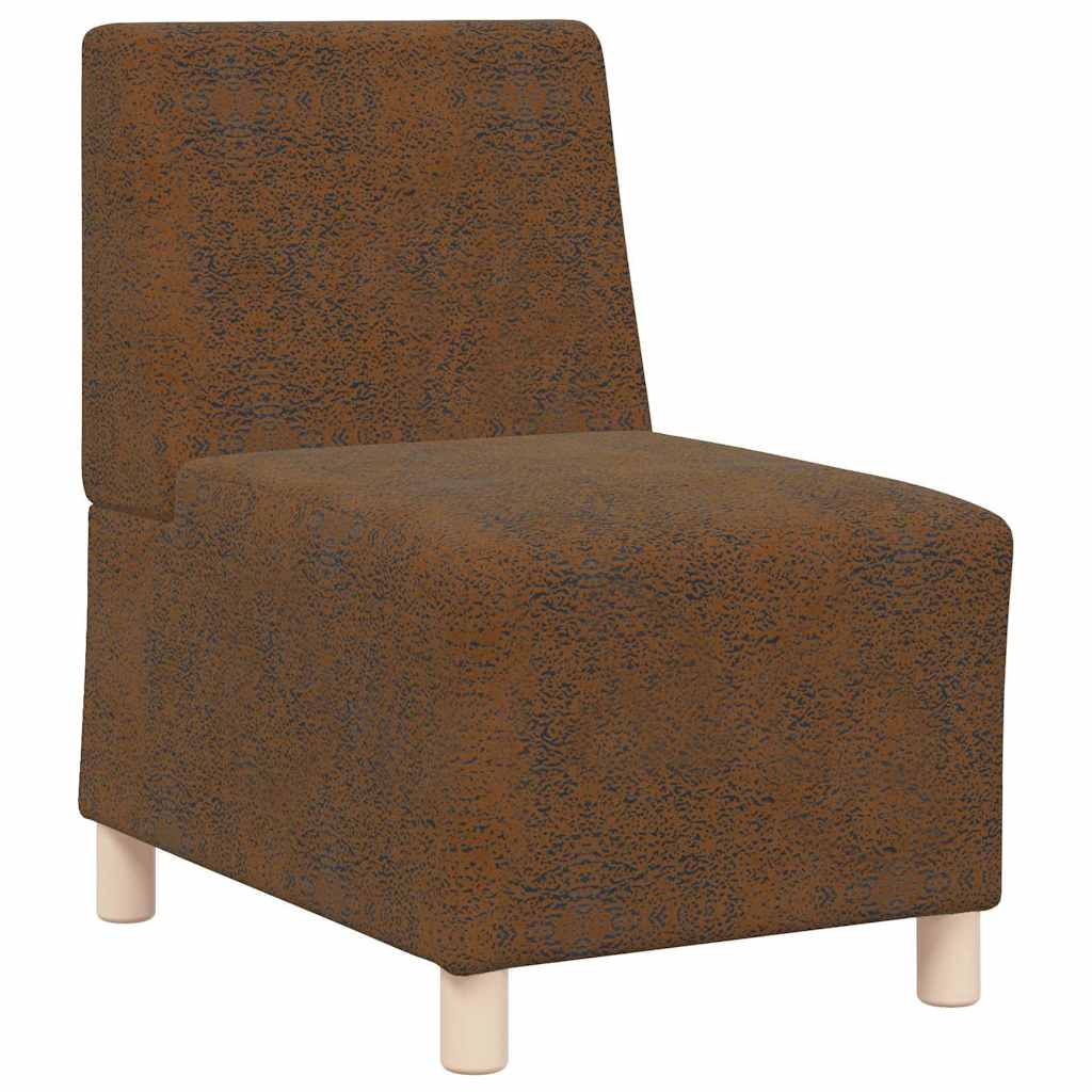 Modularna sofa bez naslona 2 pcs Smeđa 55 x 74 x 82 cm
