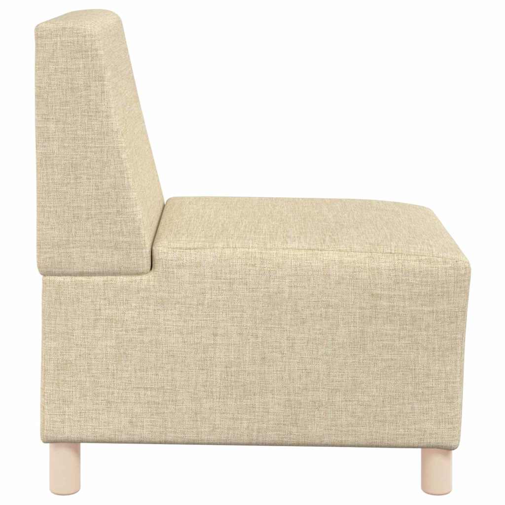 Modularna sofa bez naslona 3 pcs Krema 55 x 74 x 82 cm tkanina