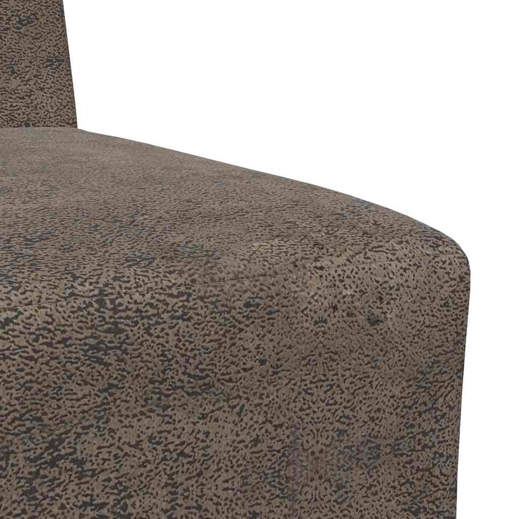Modularna sofa bez naslona 3 pcs Tamno siva 55 x 74 x 82 cm